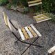 Lot 4 chaises de jardin