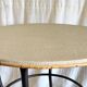 Vintage metal and wood side table - 50s/60s