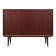 Buffet haut en teck, design danois, années 1970, fabricant : Omann Jun