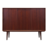 Teak highboard, Danish design, 1970s, manufacturer: Omann Jun