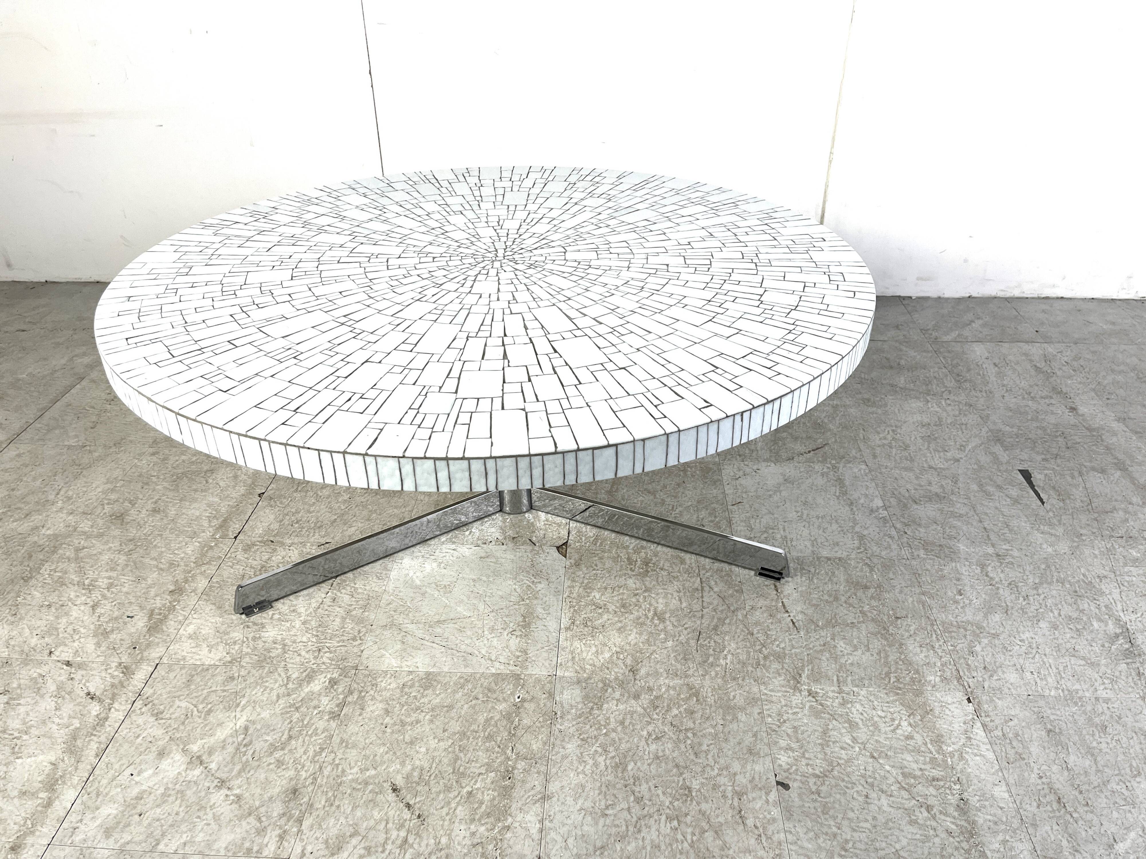 Vintage ceramic mosaic coffee table by Heins Lilienthal, 1960s