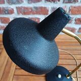 Aluminor black desk lamp 60's
