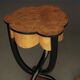 Decorative Italian Burl Maple and Birch wood Side Tables. 1950s