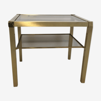 Table brass and glass Mara