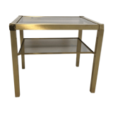 Table brass and glass Mara