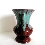 Vase céramique émaillée ADP, style Vallauris