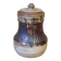 Traditional covered pot in stoneware