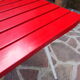 Metal folding table