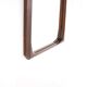 Vintage rectangular wooden mirror, Italy, 1960s.