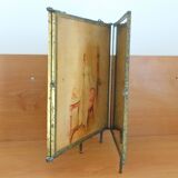 Miroir triptyque de barbier