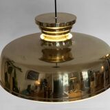 Large brass pendant light. Sweden 1960s