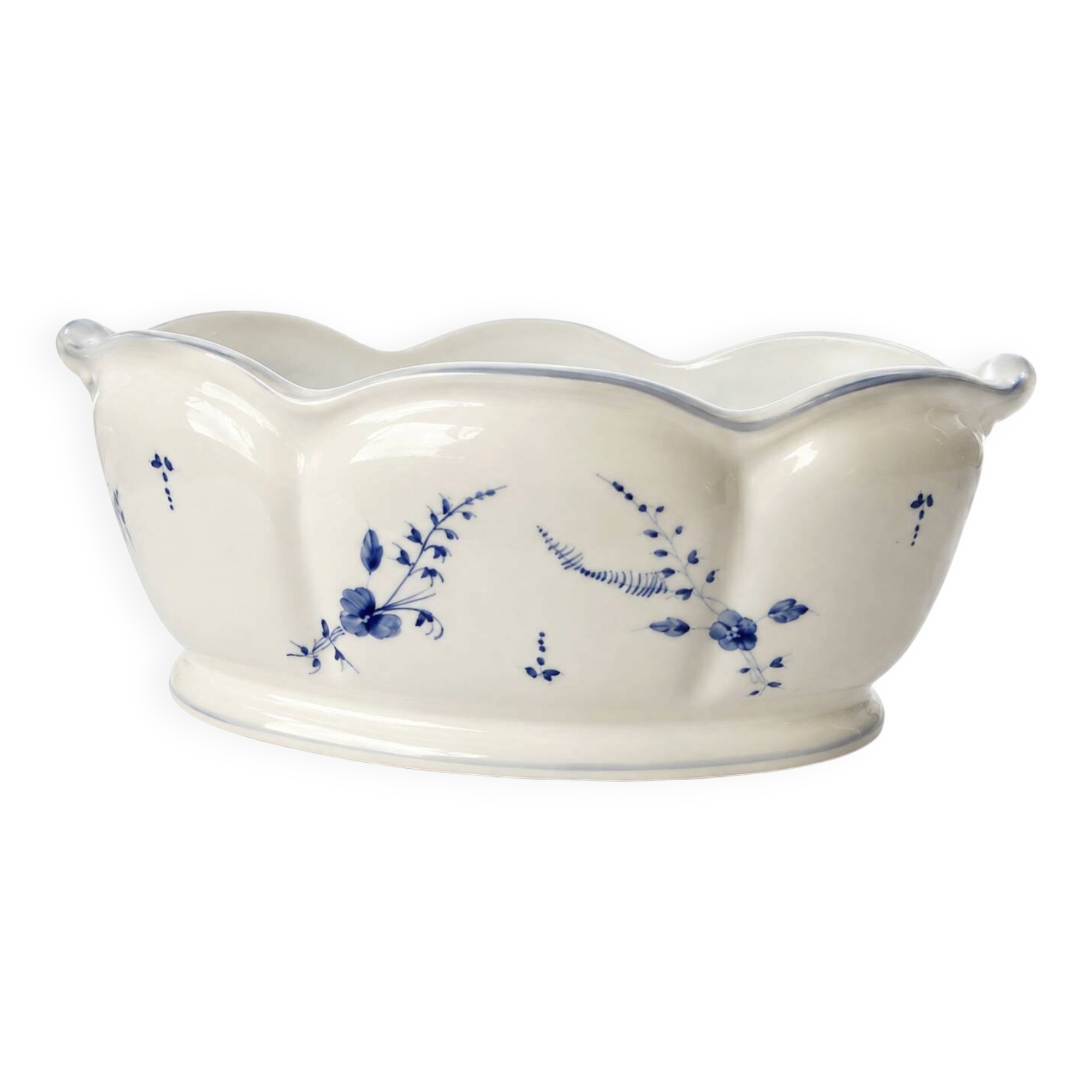 Vintage jardinière Sologne porcelain "Royal Brindille" – model Ch