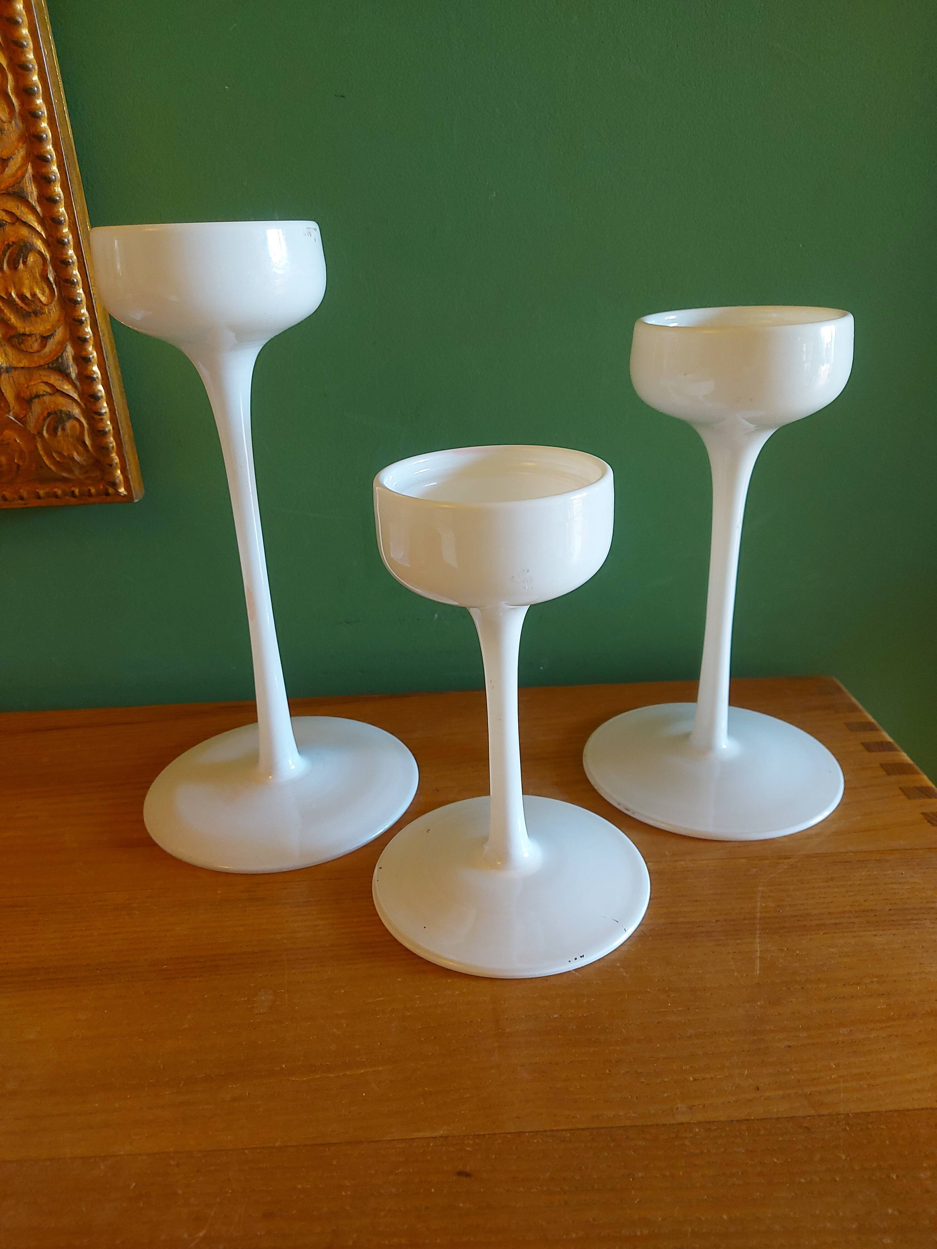 3 Ikea Blomster candle holders