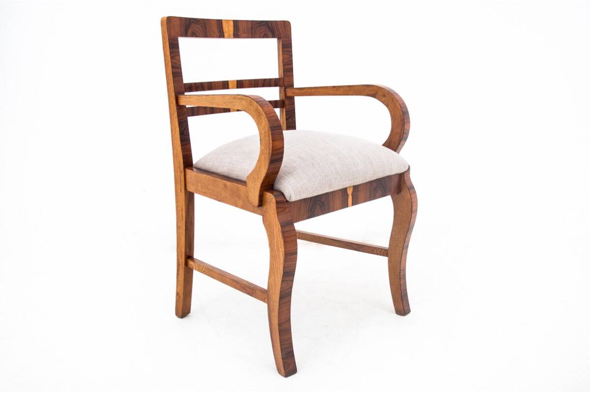 Fauteuils Art Déco, Pologne, années 1930. Après rénovation.