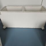 Rattan storage bench