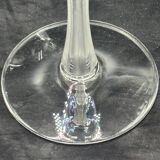 Lalique Royal signed champagne flutes