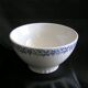 Earthenware bowls with floral decoration