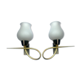 Pair of opaline sconces