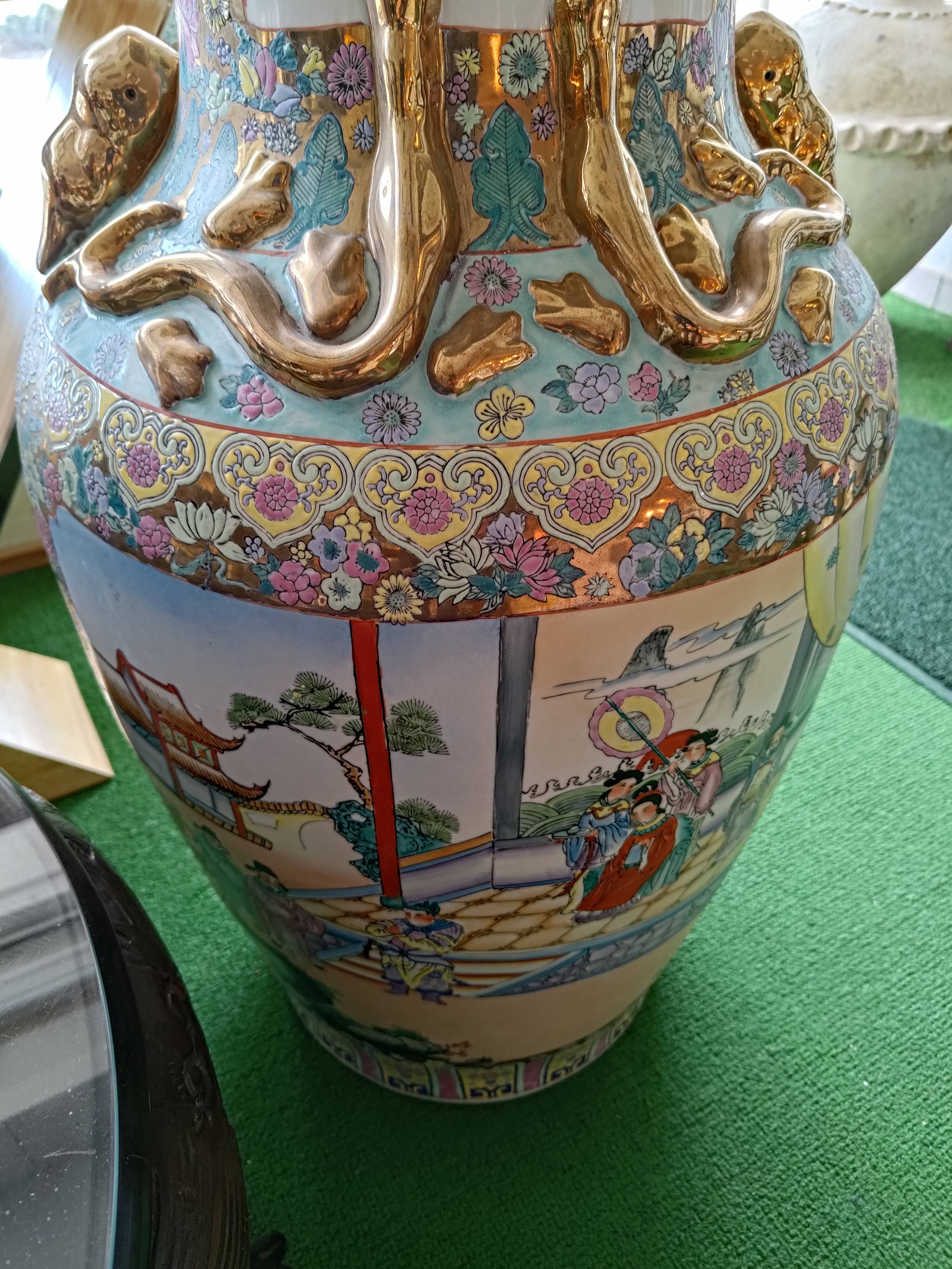 large Chinese vase