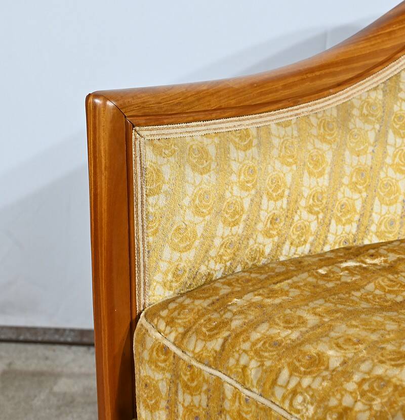 Pair of Blonde Mahogany Armchairs, Art Deco – 1940
