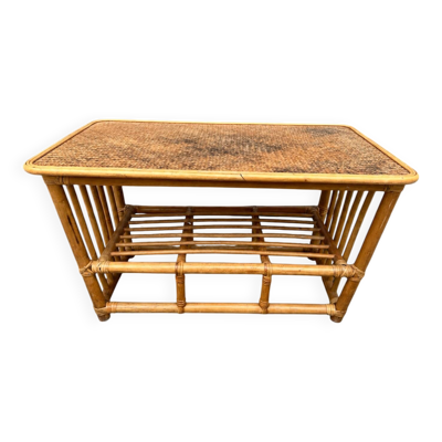 Table basse osier