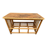 Wicker coffee table