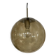 RAAK 1960s amber bubble glass globe pendant light