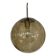 RAAK 1960s amber bubble glass globe pendant light