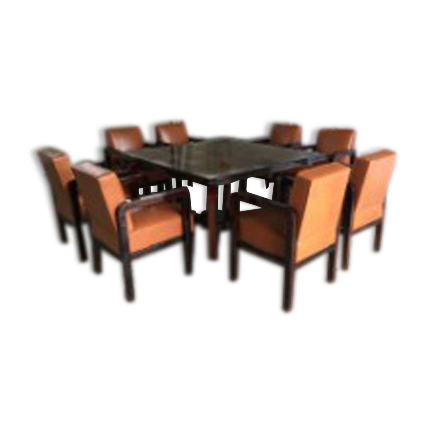 table and its 8 Art Deco chairs