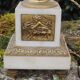 Antique French Marble Bronze Cherub Lamp - Napoleon III Style