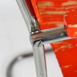 Bauhaus FN 74 Cantilever Chair in Plywood and Chrome by H.J. Hagemann, 1930s