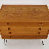 Commode à tiroirs en chêne recyclé des années 1960, Danemark