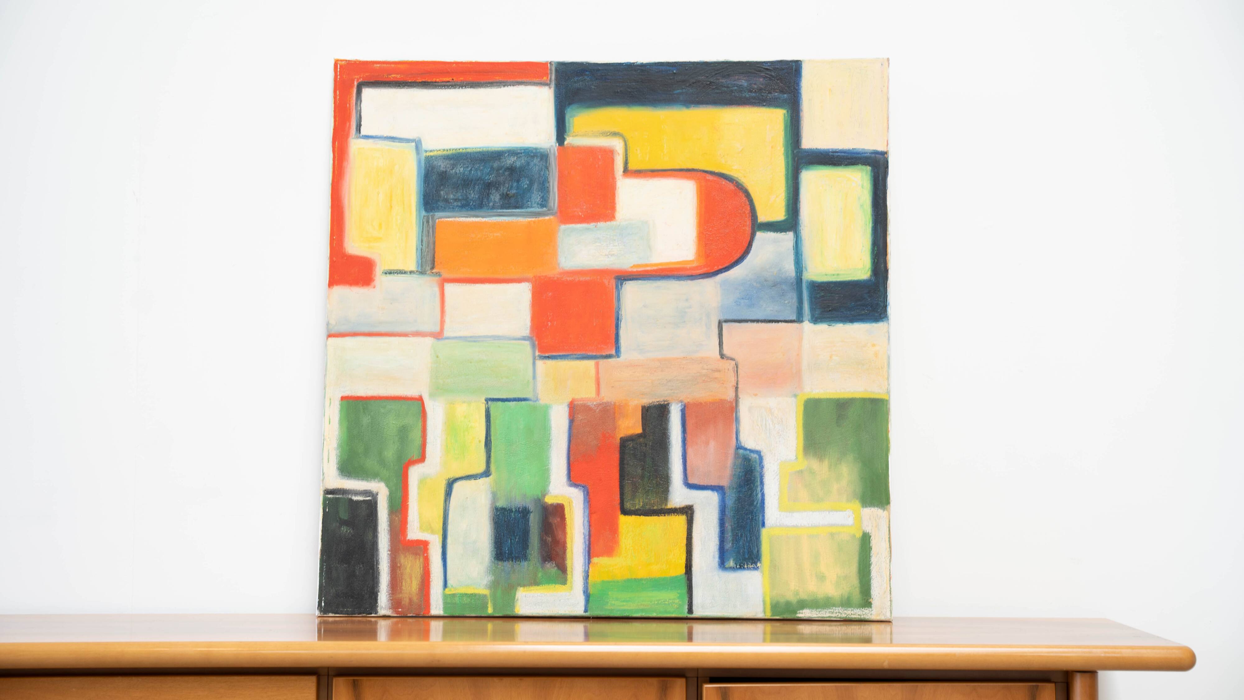 Large abstract dutch painting
