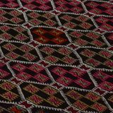 Area kilim rug ,vintage wool turkish handknotted kilim, 300 cmx 165 cm rug
