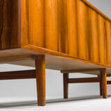 Large Rosewood Sideboard by Henning Kjaernulf for Bruno Hansen, 1950s