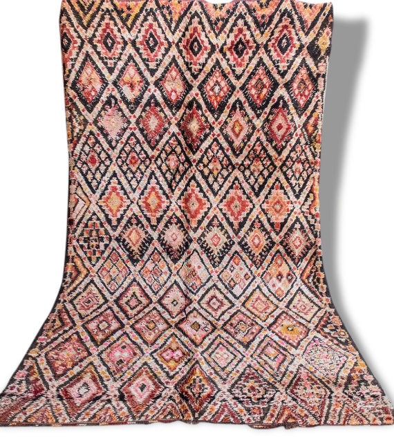 Marmousha Rare, 330 x 175 authentic hand made wool rug