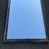 Grand Miroir Noir et doré 75 x 100