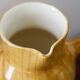 Ceramic coffee set imitation wood Grandjean-Jourdan Vallauris