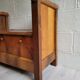 Antique wooden chest bench
