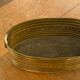 Copper centerpiece, art deco planter floral pattern