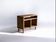 Solid wood vinyl furniture, storage for vinyl records.