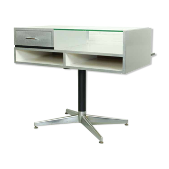 Counter with glass display from mid century barbershop interior