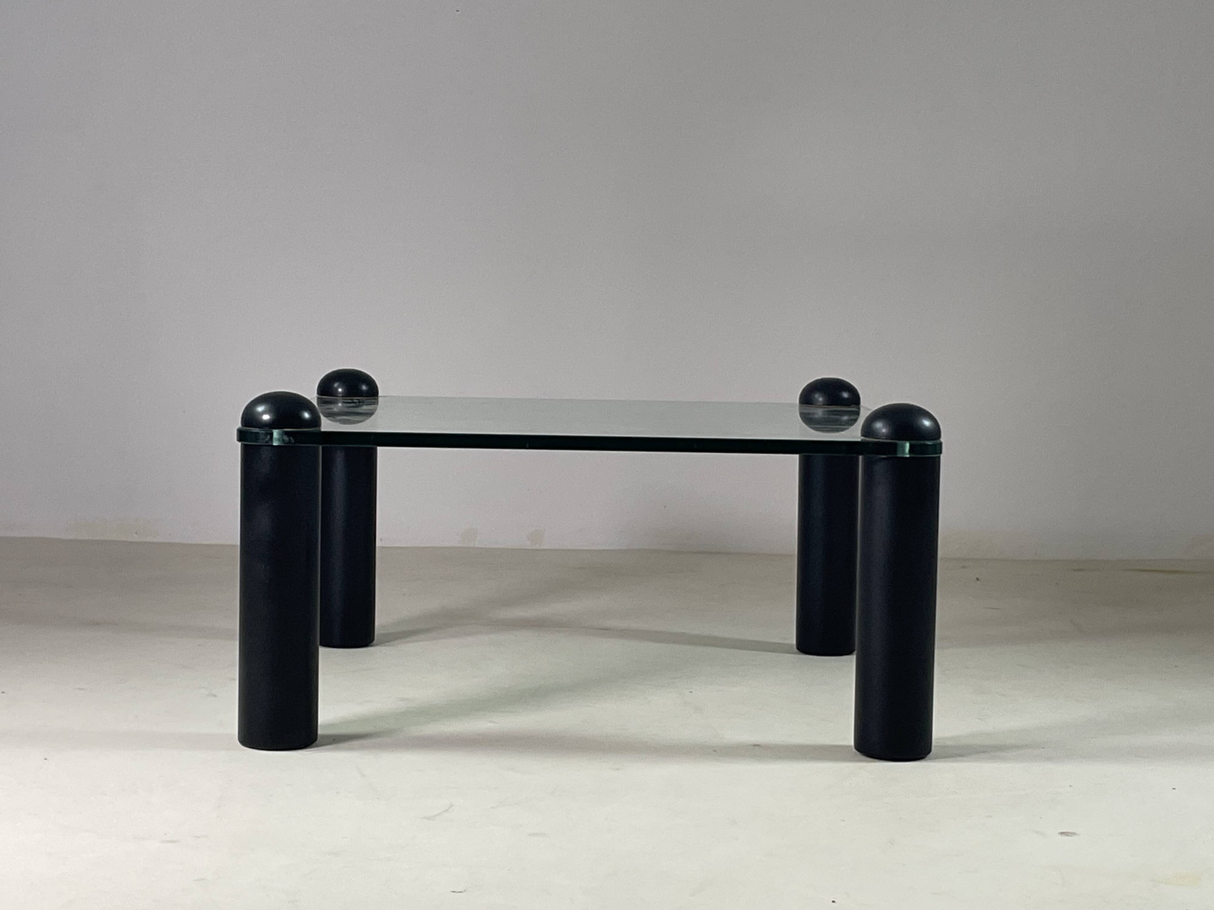 Vintage Ligne Roset coffee table, 1980s