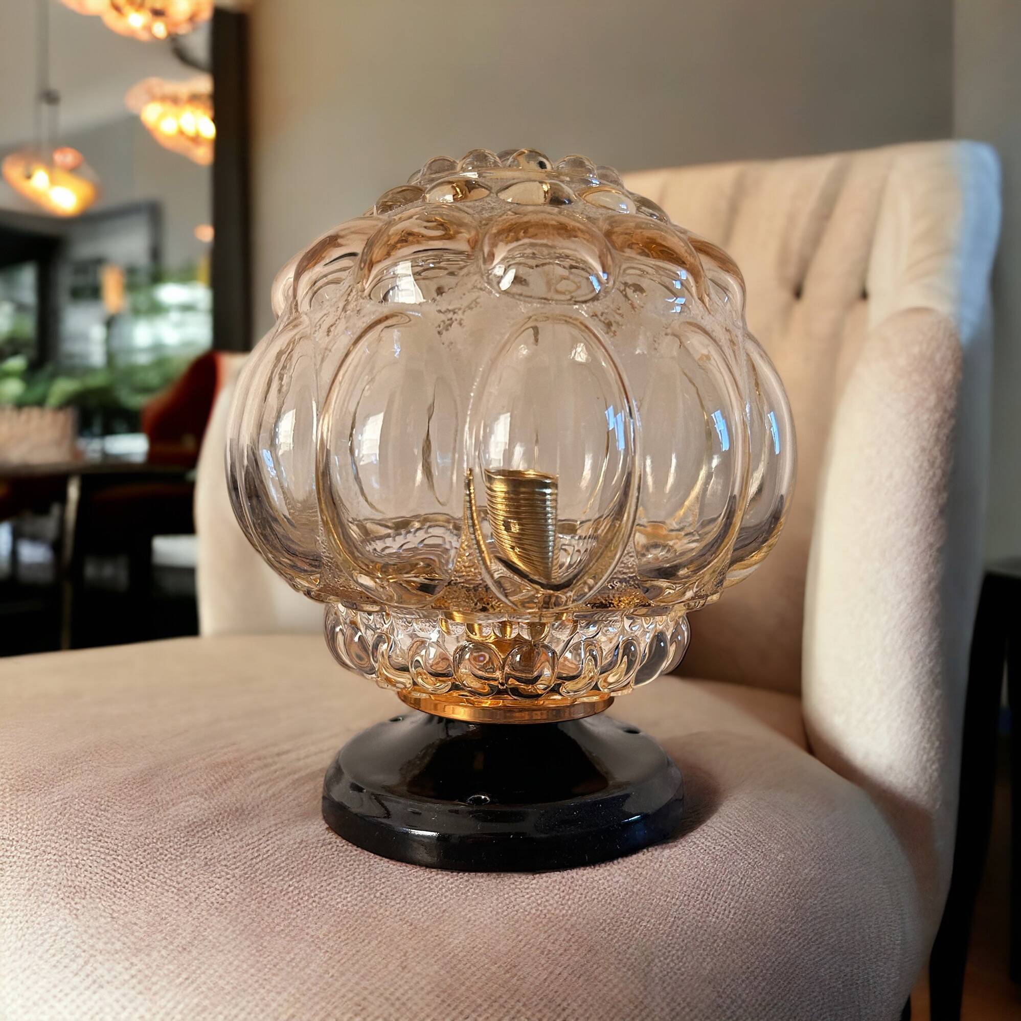 Tynell type glass wall or ceiling light