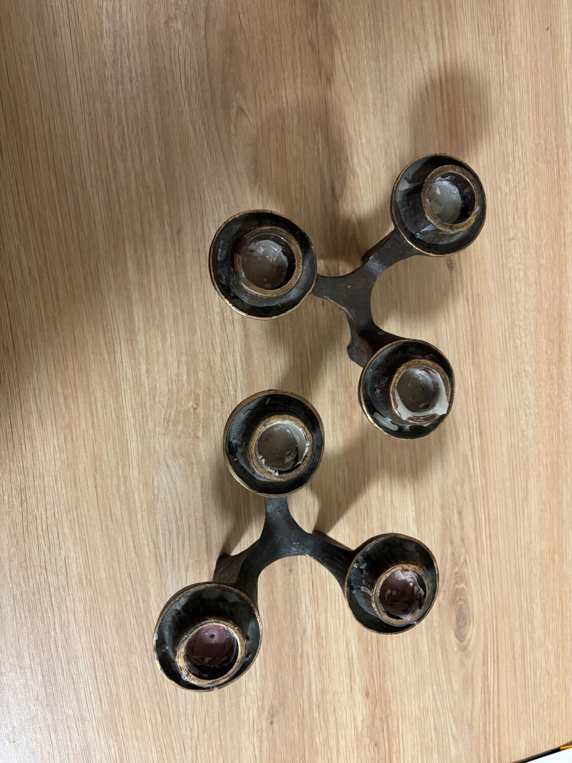 Brutalist candle holders