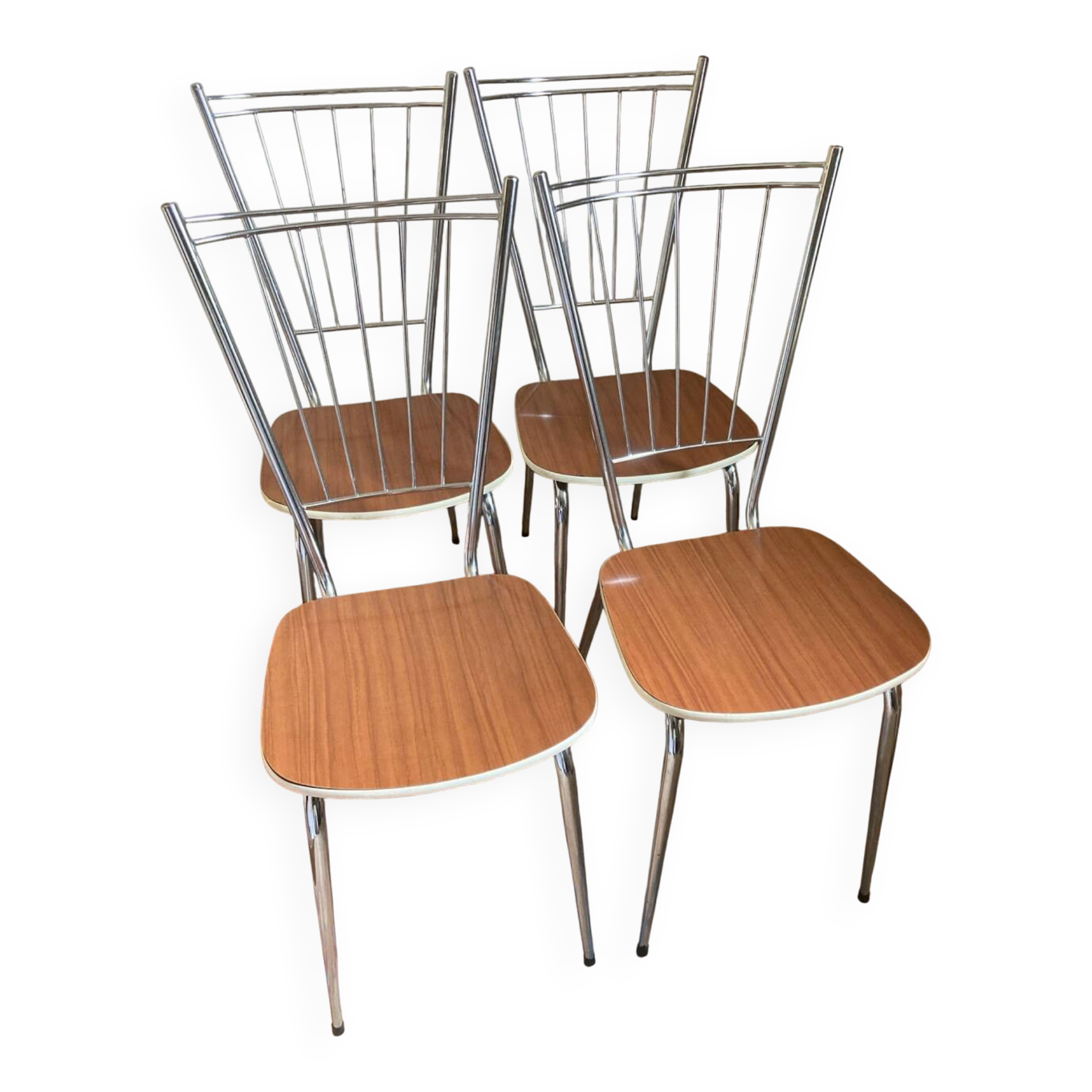 Formica and chrome chairs