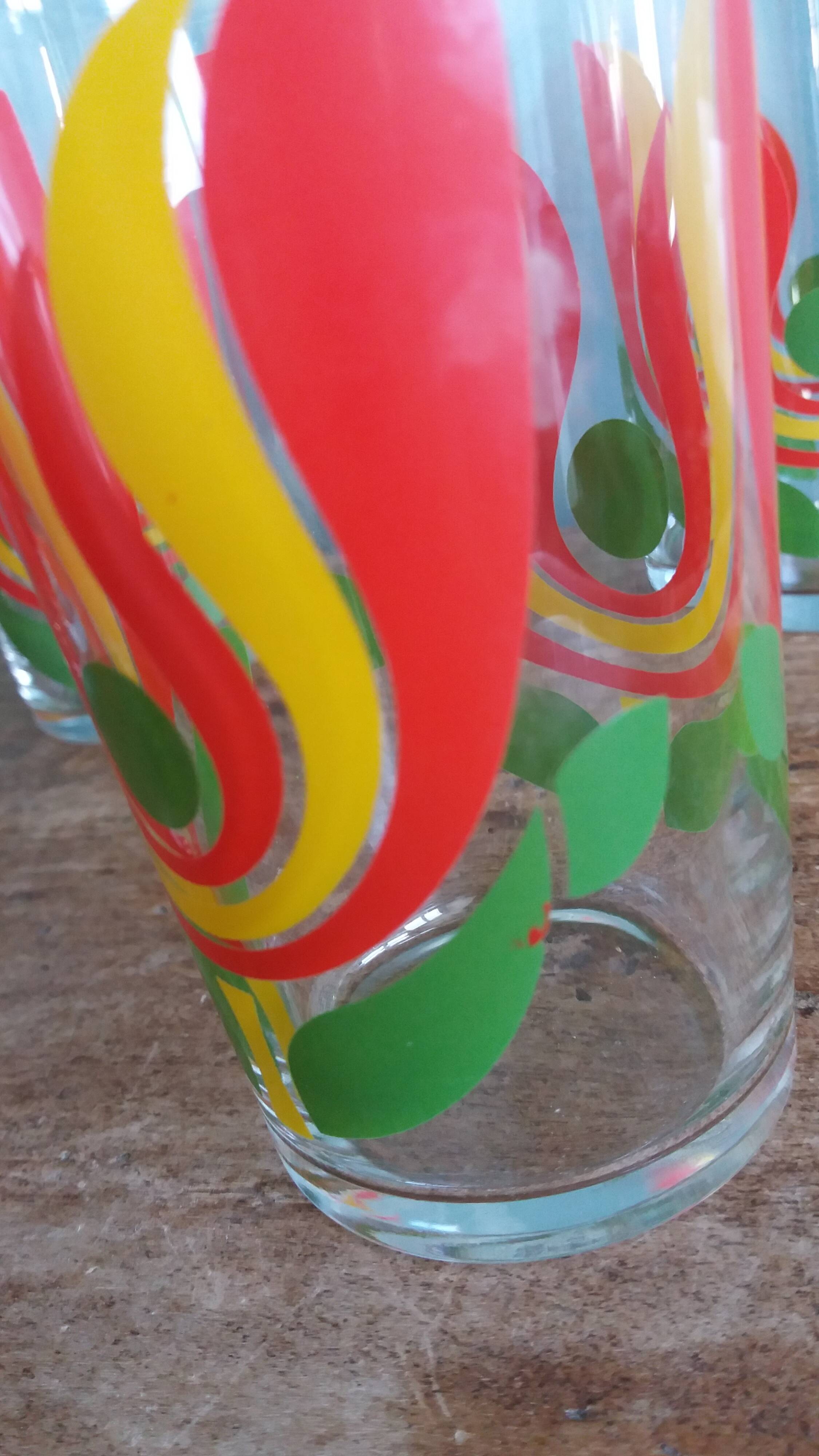 Verres vintage années 70