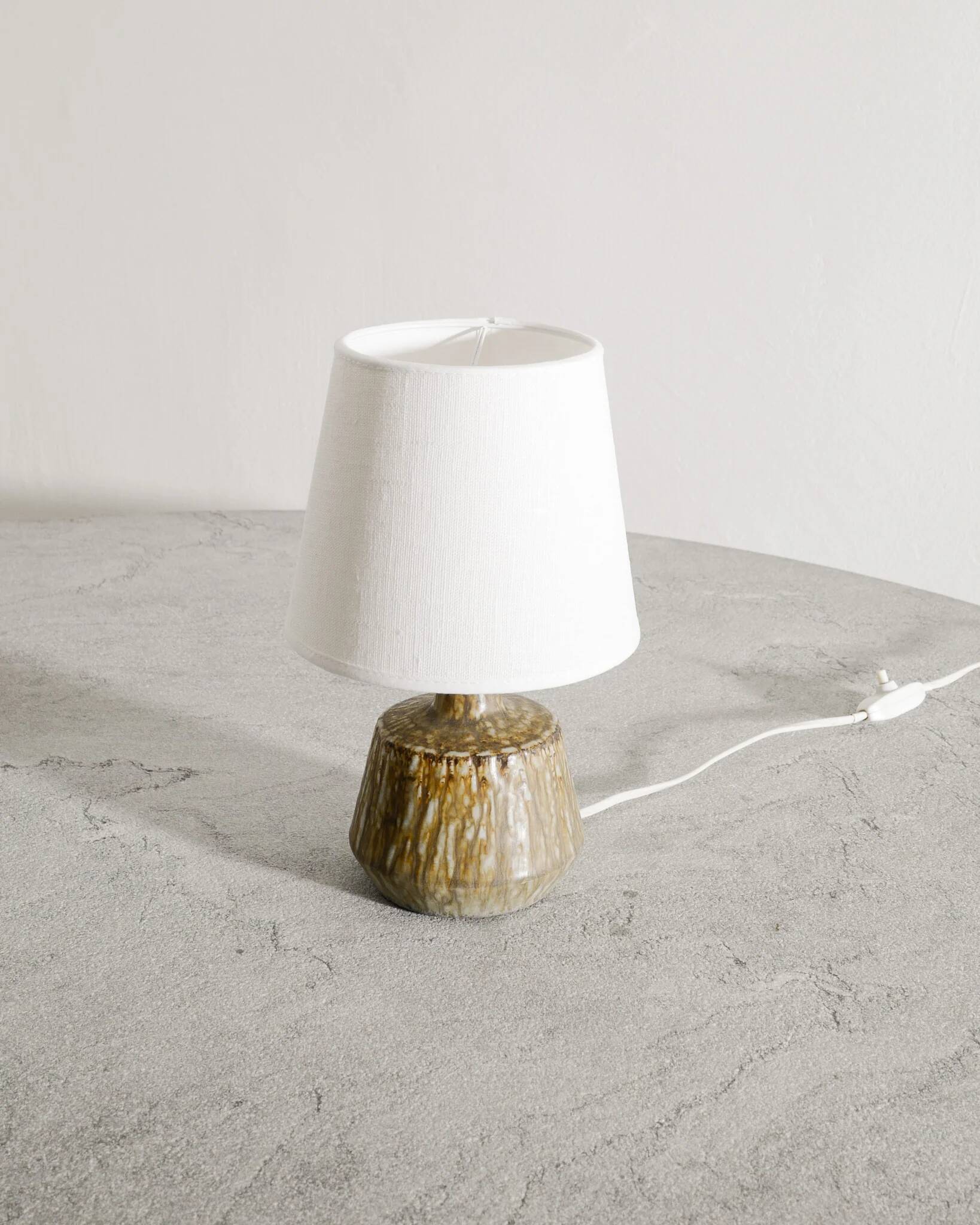 Swedish Mid Century Ceramic Rubus Table Desk Lamp by Gunnar Nylund, 1950s