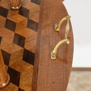 Walnut and Rosewood Marquetry Service Table – 1940