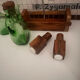 Server salt pepper oil vinegar vintage